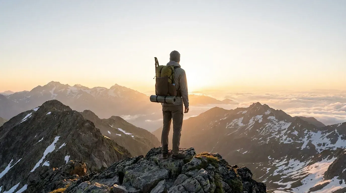 Minimalistisches Trekking: Rucksackgewicht unter 5 Kilo